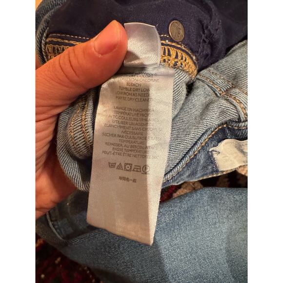 Free People We the Free Black Wash Jeggings 26, Raw Hem - Picture 5 of 8